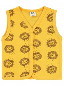 Wholesale - Civil Baby - Mustard - Baby-Waistcoat-68-74-80-86 Month (1-1-1-1) 4