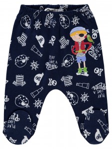 Wholesale - Civil Baby - Navy - -Baby Bottoms-56-62-68-74 (1-1-1-1) 4 Pieces