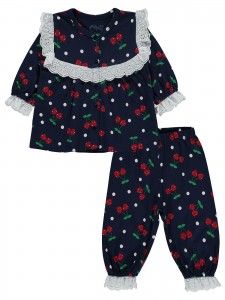 Wholesale - Civil Baby - Navy - Baby-Pajamas Set-68-74-80-86 Month (1-1-1-1) 4