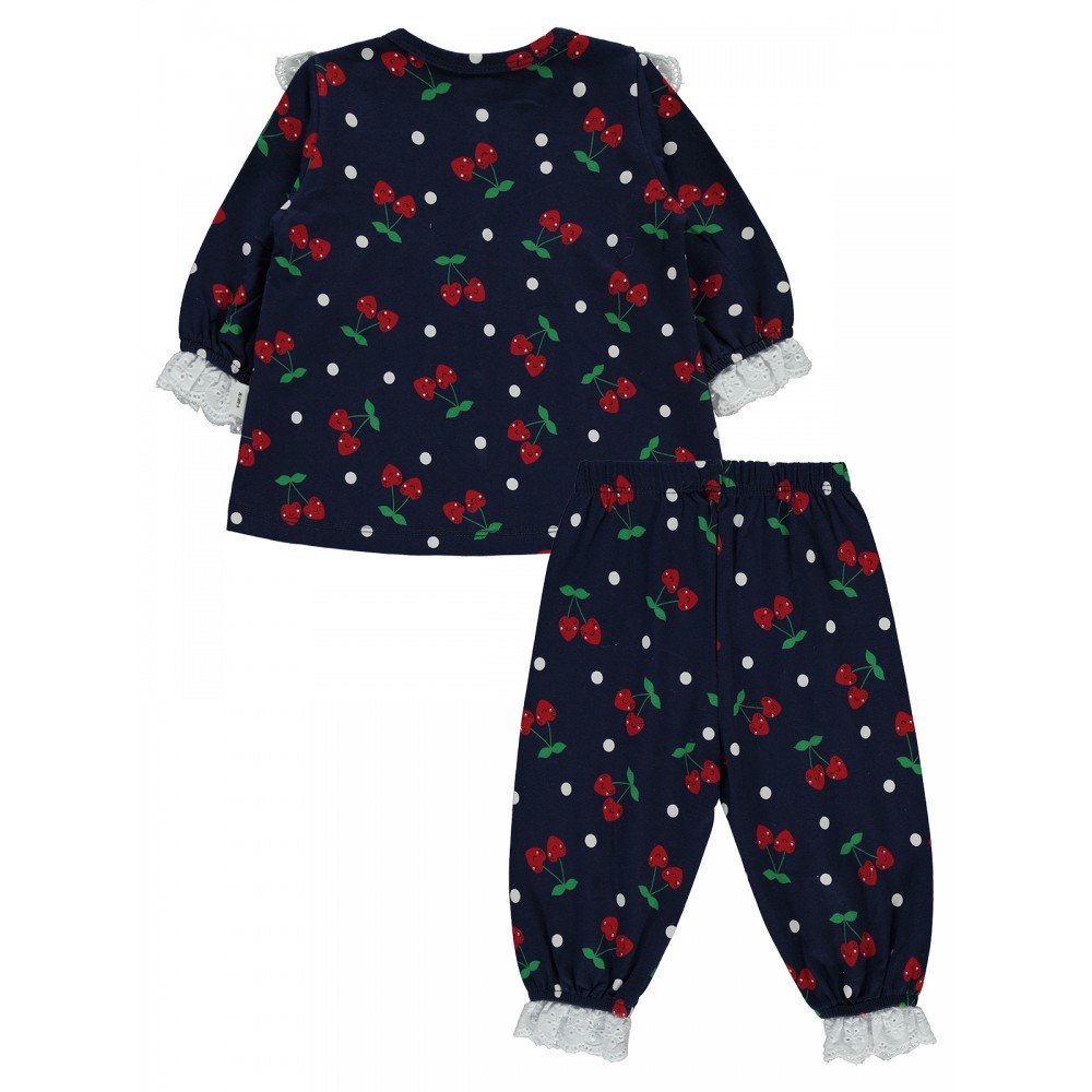 Wholesale - Civil Baby - Navy - Baby-Pajamas Set-68-74-80-86 Month (1-1-1-1) 4