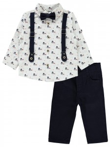 Wholesale - Civil Baby - Navy - Baby-Set-68-74-80-86 Size (1-1-2-2) 6