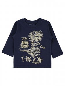 Wholesale - Civil Baby - Navy - Baby-Sweatshirt-68-74-80-86 Size (1-1-2-2) 6