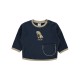 Wholesale - Civil Baby - Navy - Baby-Sweatshirt-68-74-80-86 Size (1-1-2-2) 6