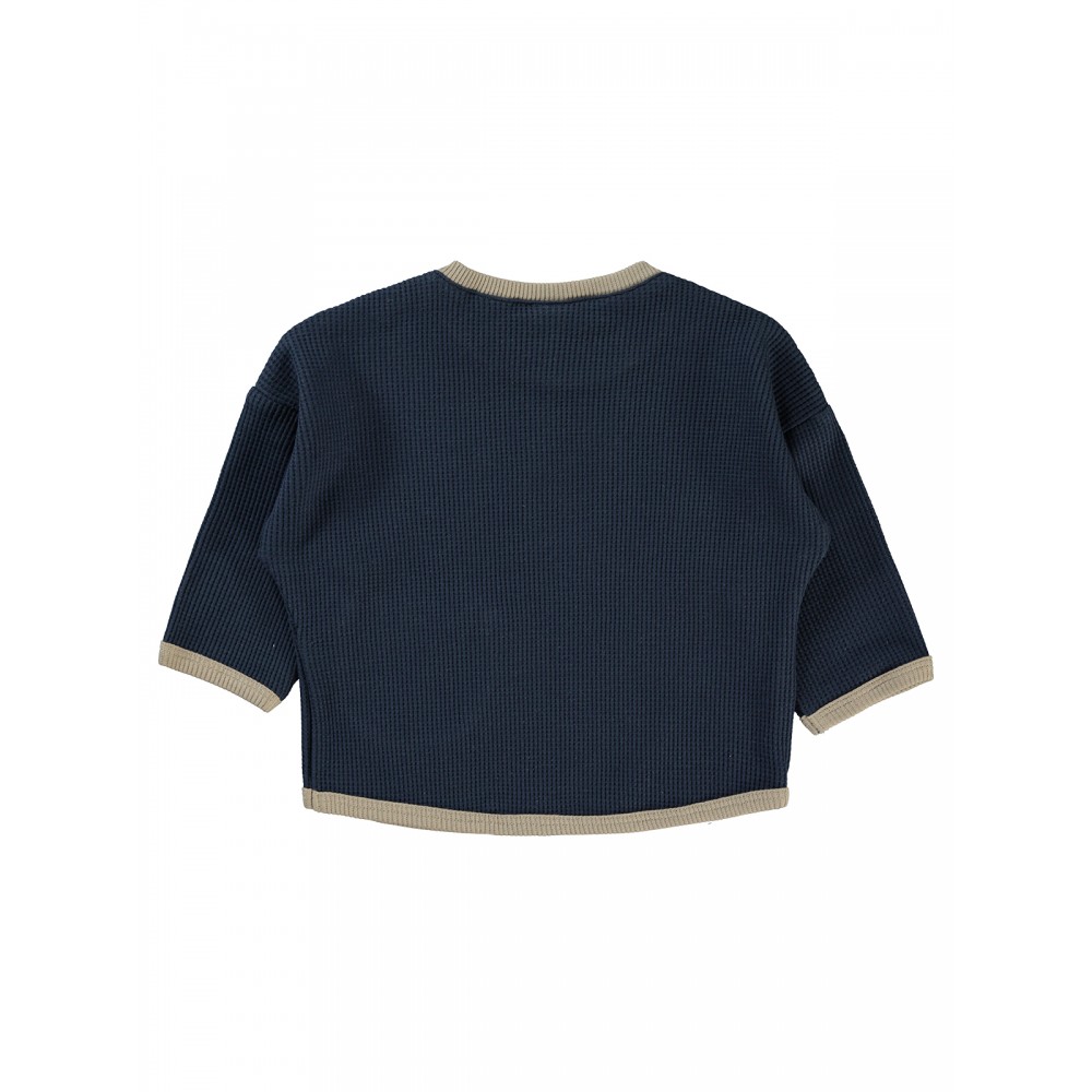 Wholesale - Civil Baby - Navy - Baby-Sweatshirt-68-74-80-86 Size (1-1-2-2) 6