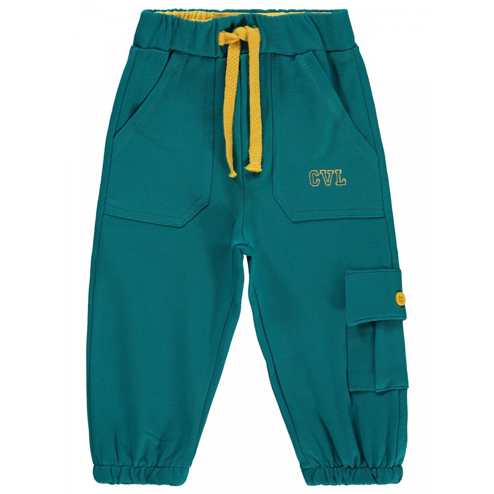 Wholesale - Civil Baby - Petrol Green - Baby-Track Pants-68-74-80-86 Month (1-1-1-1) 4 Pieces