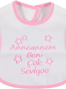 Wholesale - Civil Baby - Pink - -Baby Bib-S Size (Of 6) 6 Pieces