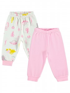 Wholesale - Civil Baby - Pink - -Baby Bottoms-56-62-68-74 (1-1-1-1) 4 Pieces