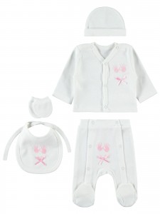 Wholesale - Civil Baby - Pink - -Snapsuit Sets-48 Month (Of 4 ) 4 Pieces