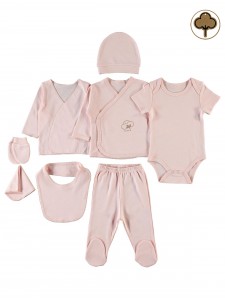 Civil Baby - Pink - Baby-Snapsuit Sets-50 Month (1) 1