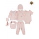 Civil Baby - Pink - Baby-Snapsuit Sets-50 Month (1) 1