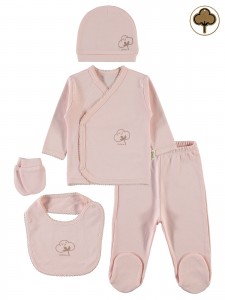 Wholesale - Civil Baby - Pink - -Snapsuit Sets-50 Month (Of 2 ) 2 Pieces