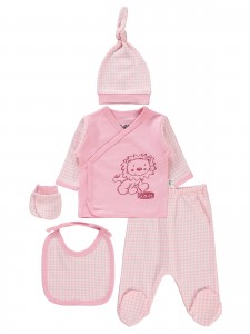 Wholesale - Civil Baby - Pink - -Snapsuit Sets-50 Month (Of 4) 4 Pieces