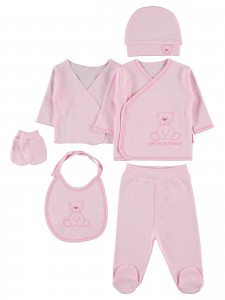 Wholesale - Civil Baby - Pink - -Snapsuit Sets-50 Month (Of 4) 4 Pieces