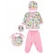 Wholesale - Civil Baby - Pink - -Snapsuit Sets-56 Month ( Of 2 ) 2 Pieces