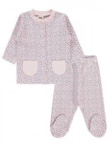 Wholesale - Civil Baby - Pink - Baby-Pajamas Set-56-62-68 Month(1-1-1) 3