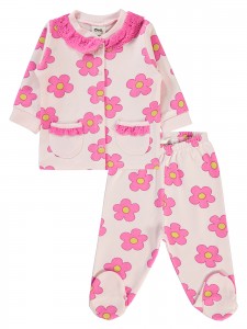 Wholesale - Civil Baby - Pink - Baby-Pajamas Set-56-62-68 Month(1-1-1) 3