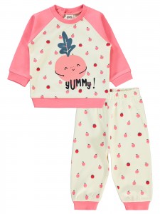 Wholesale - Civil Baby - Pink - Baby-Set-68-74-80-86 Month (1-1-1-1) 4