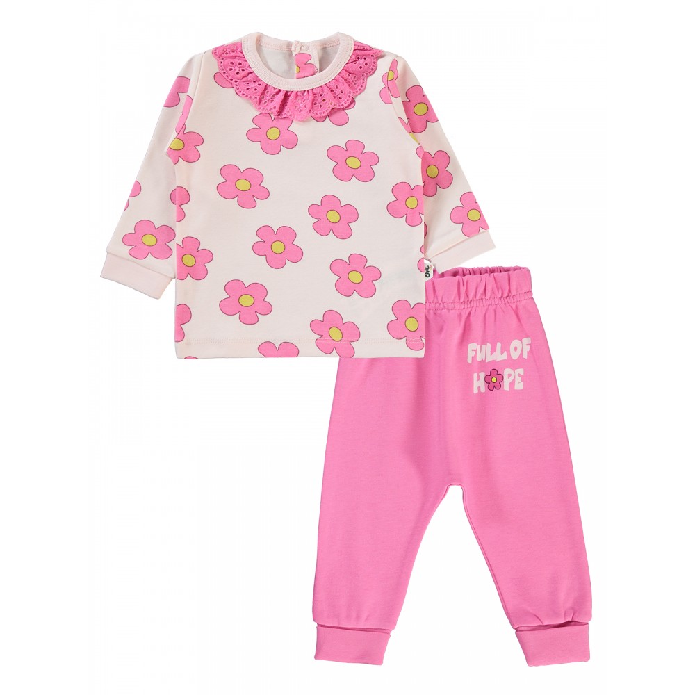 Wholesale - Civil Baby - Pink - Baby-Set-68-74-80-86 Month (1-1-1-1) 4