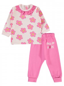 Wholesale - Civil Baby - Pink - Baby-Set-68-74-80-86 Month (1-1-1-1) 4