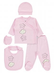 Wholesale - Civil Baby - Pink - Baby-Snapsuit Sets-50 Month (Of 4) 4