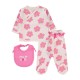 Wholesale - Civil Baby - Pink - Baby-Snapsuit Sets-50 Month (Of 4) 4