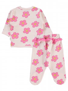 Wholesale - Civil Baby - Pink - Baby-Snapsuit Sets-50 Month (Of 4) 4