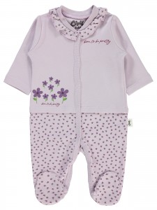 Wholesale - Civil Baby - Pink-Damson - Baby-Overalls-56-62-68 Month(1-1-1) 3