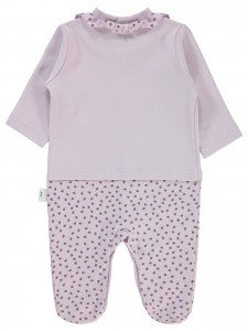 Wholesale - Civil Baby - Pink-Damson - Baby-Overalls-56-62-68 Month(1-1-1) 3