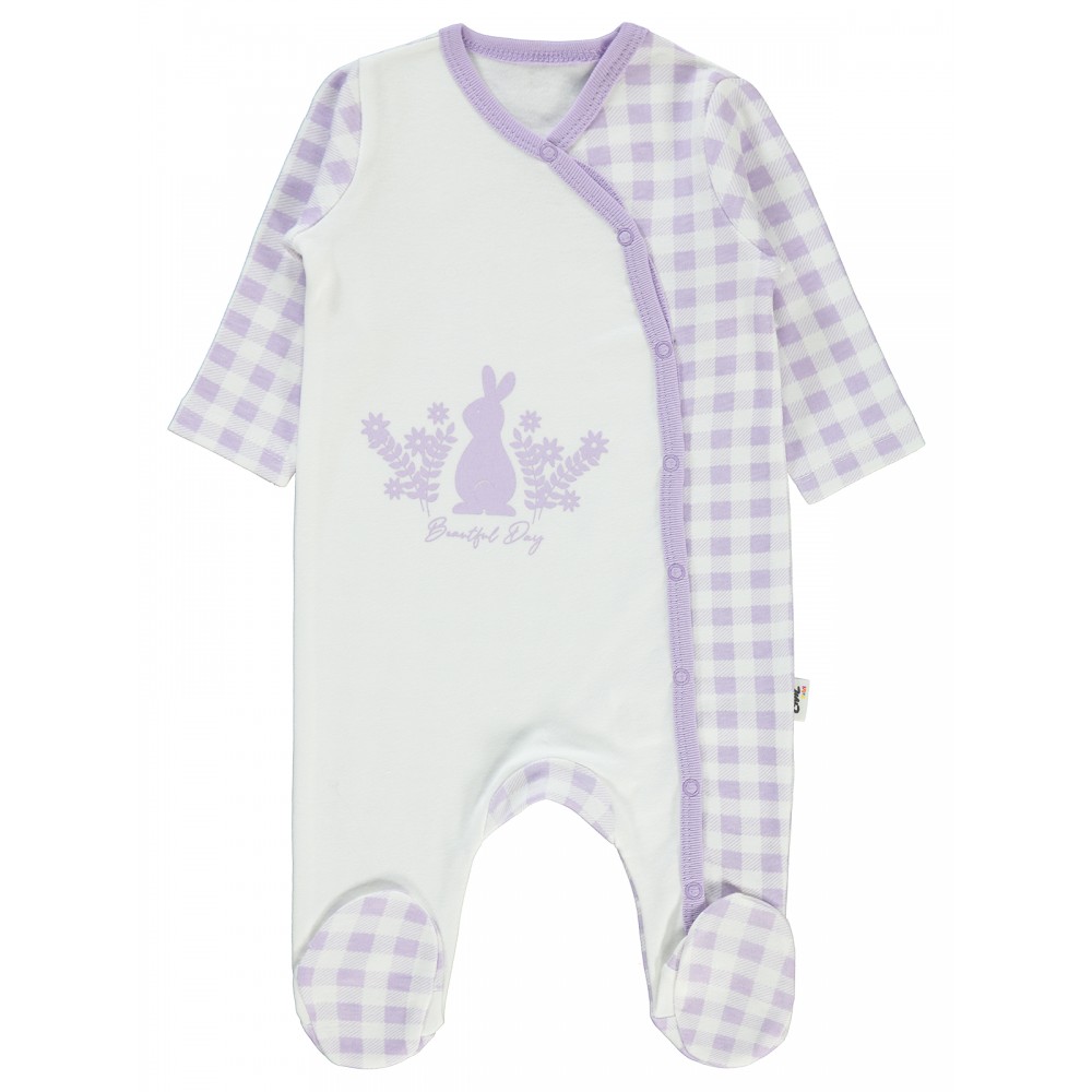 Wholesale - Civil Baby - Pink-Damson - Baby-Overalls-56-62-68 Month(1-1-1) 3