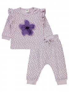 Wholesale - Civil Baby - Pink-Damson - Baby-Set-68-74-80-86 Month (1-1-1-1) 4