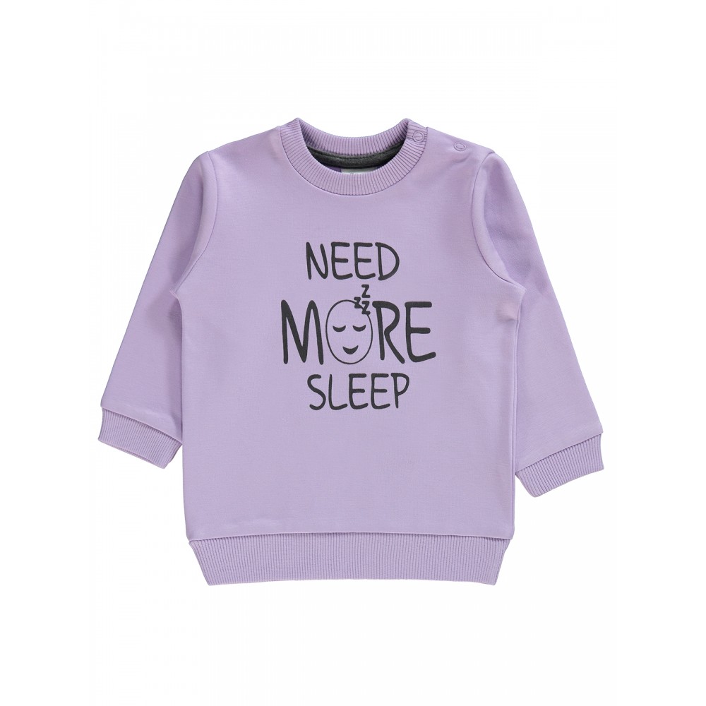 Wholesale - Civil Baby - Pink-Damson - Baby-Sweatshirt-68-74-80-86 Month (1-1-1-1) 4