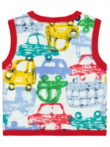 Wholesale - Civil Baby - Red - -Vest-56-62-68-74 (1-1-1-1) 4 Pieces