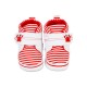 Wholesale - Civil Baby - Red - Baby-Booties-17-18-19 Number (2-2-2) 6 Pieces