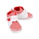 Wholesale - Civil Baby - Red - Baby-Booties-17-18-19 Number (2-2-2) 6 Pieces