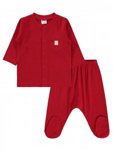 Wholesale - Civil Baby - Red - Baby-Pajamas Set-56-62-68 Month(1-1-1) 3