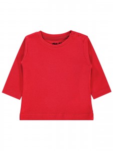 Wholesale - Civil Baby - Red - Baby-Sweatshirt-62-68-74 (1-1-1) 3 Pieces