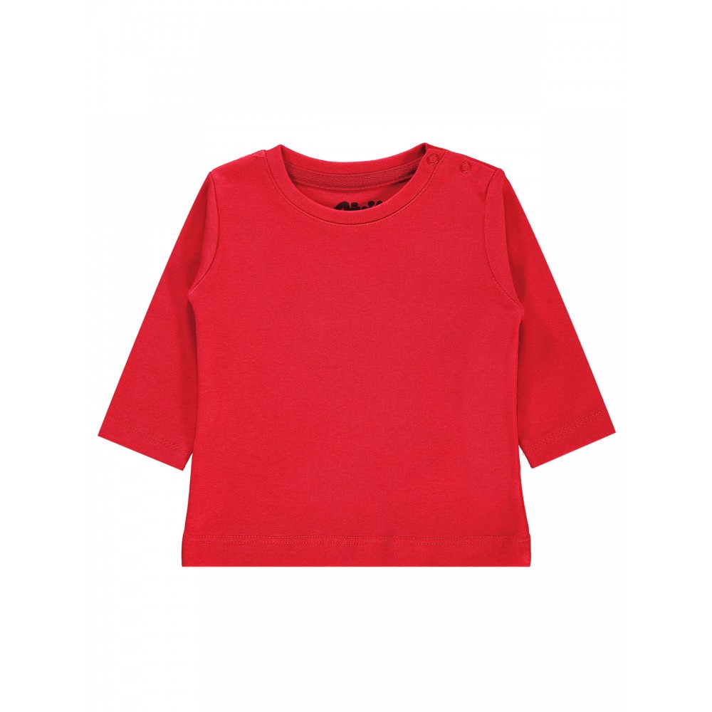 Wholesale - Civil Baby - Red - Baby-Sweatshirt-80-86 (1-1) 2 Pieces