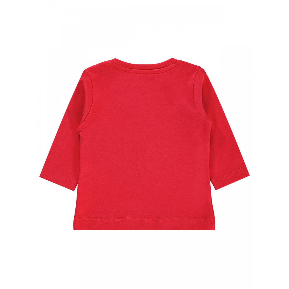 Wholesale - Civil Baby - Red - Baby-Sweatshirt-80-86 (1-1) 2 Pieces