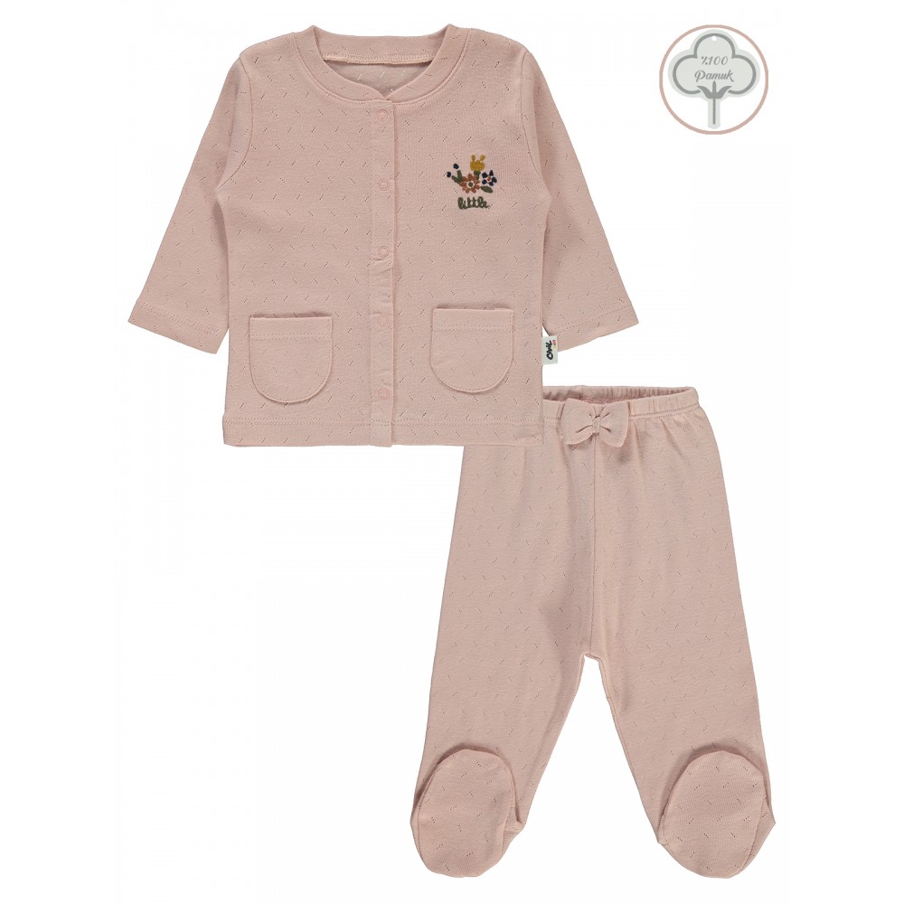 Wholesale - Civil Baby - Sand - Baby-Pajamas Set-62-68 Month (1-1) 2 Pieces