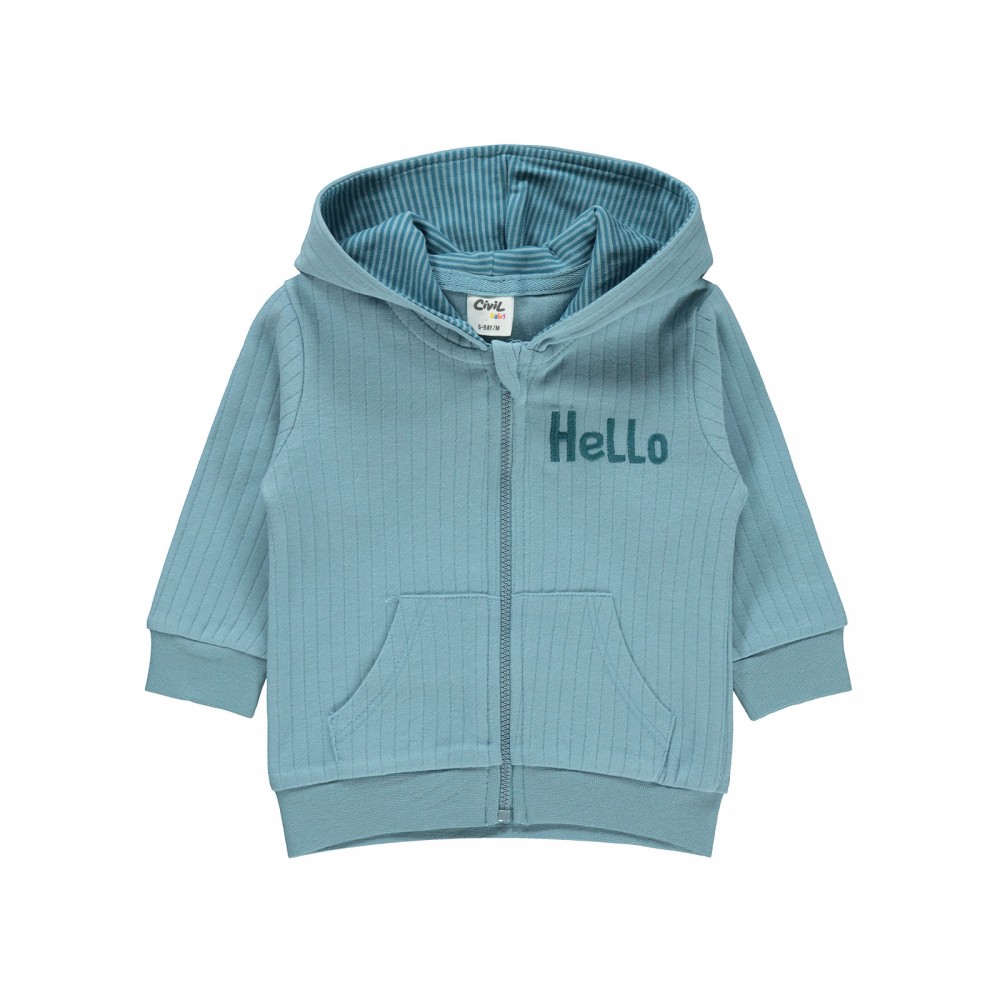 Wholesale - Civil Baby - Soft Blue - Baby-Cardigan-68-74-80-86 Month (1-1-1-1) 4