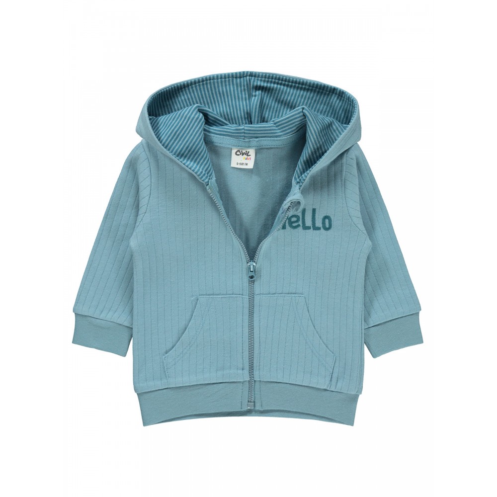 Wholesale - Civil Baby - Soft Blue - Baby-Cardigan-68-74-80-86 Month (1-1-1-1) 4