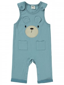 Wholesale - Civil Baby - Soft Blue - Baby-Dungarees-68-74-80-86 Month (1-1-1-1) 4