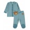 Wholesale - Civil Baby - Soft Blue - Baby-Pajamas Set-56-62-68-74 (1-1-1-1) 4