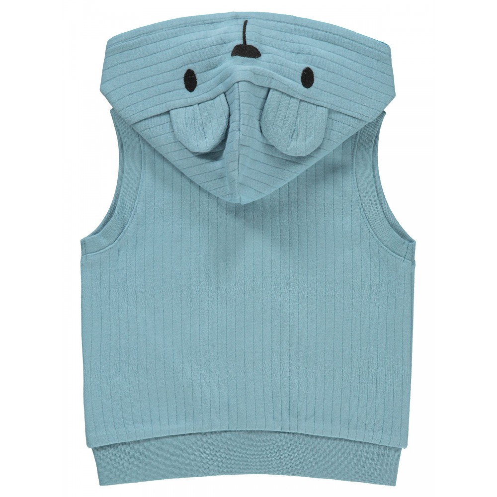 Wholesale - Civil Baby - Soft Blue - Baby-Waistcoat-68-74-80-86 Month (1-1-1-1) 4