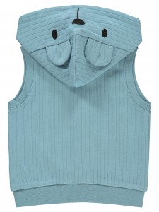 Wholesale - Civil Baby - Soft Blue - Baby-Waistcoat-68-74-80-86 Month (1-1-1-1) 4