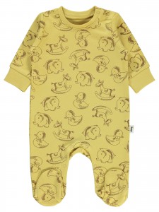 Wholesale - Civil Baby - Soft Yellow - Baby-Overalls-56-62-68 Month(1-1-1) 3