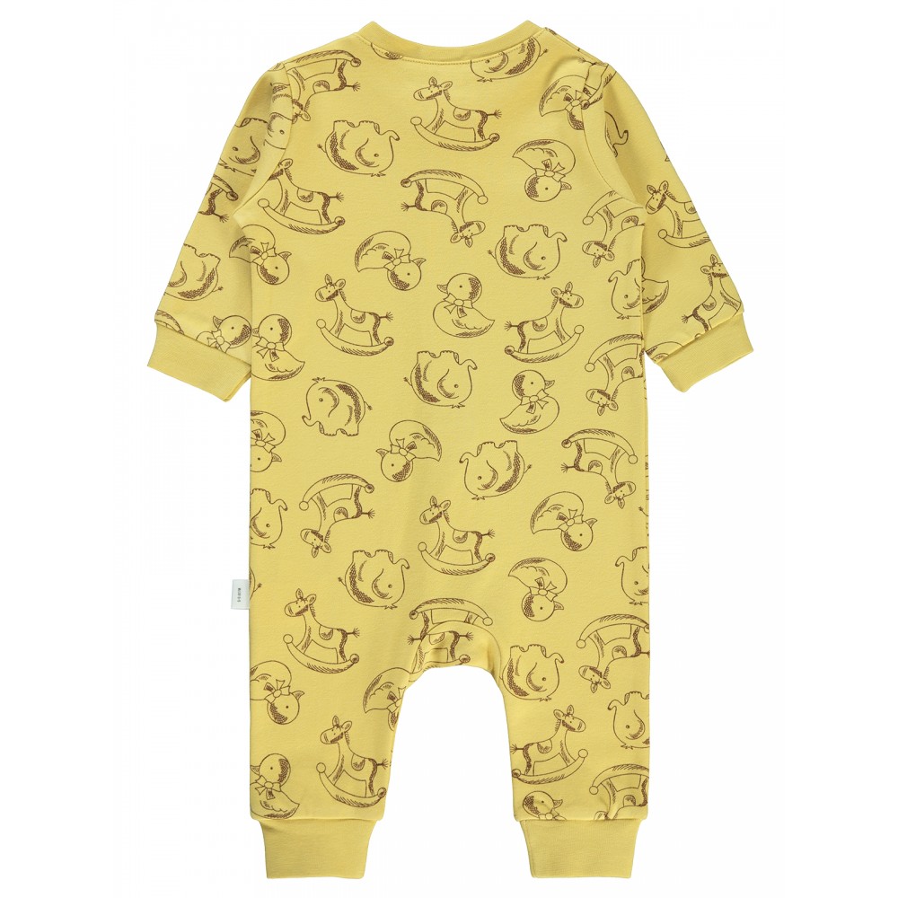 Wholesale - Civil Baby - Soft Yellow - Baby-Overalls-68-74-80 (1-1-1) 3