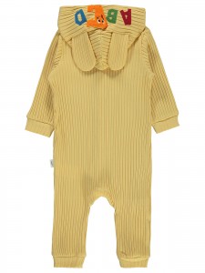 Wholesale - Civil Baby - Soft Yellow - Baby-Overalls-68-74-80-86 Month (1-1-1-1) 4 Pieces