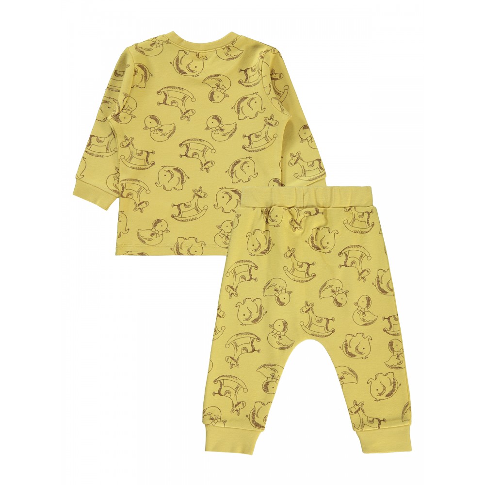 Wholesale - Civil Baby - Soft Yellow - Baby-Set-68-74-80-86 Month (1-1-1-1) 4