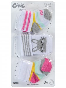 Wholesale - Civil Baby - Standard - Baby-Socks Sets-S Size (Of 12) 12